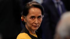 Šéfka barmské vlády Do Aun Schan Su Ťij