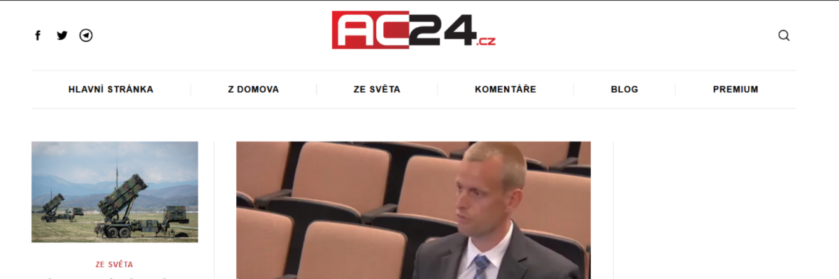 Náhled stránky AC24.cz