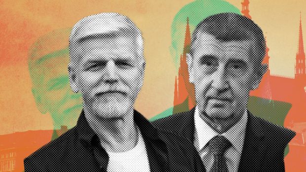 Finalisté prezidentské volby Petr Pavel a Andrej Babiš