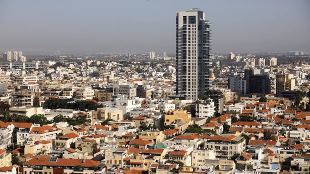 Pohled na Tel Aviv, květen 2017