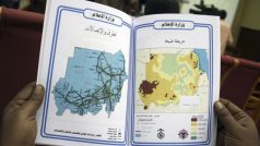 Mapa nového Súdánu v brožuře súdánského ministerstva informatiky