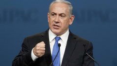 Izraelský premiér Benjamin Netanjahu v USA