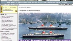 Fotografický archiv na webových stránkách města New York
