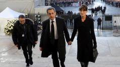 Bývalý prezident Nicolas Sarkozy a jeho žena Carla Bruni-Sarkozyová.
