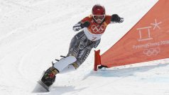 Ester Ledecká na olympijských hrách v Pchjongčchangu.