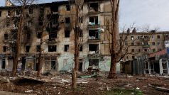 Následky ruského ostřelování ve městě Avdijivka