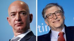 Jeff Bezos a Bill Gates, dva nejbohatší lidé světa