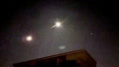 Meteor osvětluje oblohu nad Berlínem v Německu 21. ledna 2024
