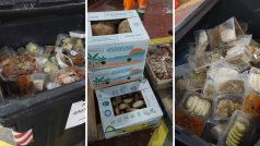 Fotografie údajně vyhozených potravin ukrajinskými uprchlíky. Jak zjistil server iROZHLAS.cz, jde o nepravdivou informaci