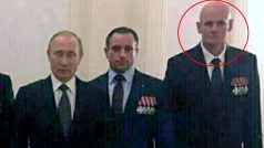 Dmitrij Utkin na recepci v Kremlu u ruského prezidenta Vladimira Putina