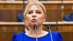 Prezidentka Zuzana Čaputová vystoupila ze zprávou o stavu republiky
