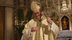 Nový olomoucký arcibiskup a metropolita moravský Josef Nuzík, v pořadí 15. olomoucký arcibiskup, byl slavnostně uveden do úřadu během bohoslužby v katedrále sv. Václava, 13. dubna 2024, Olomouc