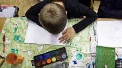 Děti tak nařízením přišly i o hodiny výtvarné výchovy