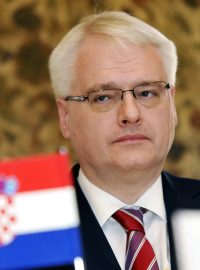 Chorvatský prezident Ivo Josipović na návštěvě v Praze.