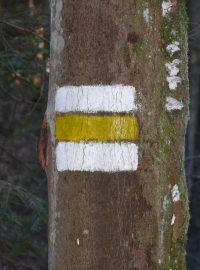 Kolem Wolfg. vodopádů vede žlutá turistická značka