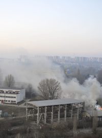 V areálu brněnského Zetoru hořelo