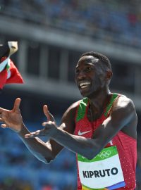 Keňan Conseslus Kipruto zaběhl v závodě na 3000 metrů překážek olympijský rekord