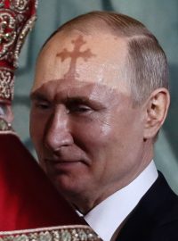 Moskevský patriarcha Kirill a ruský prezident Vladimir Putin