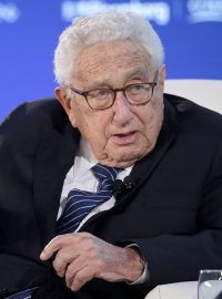 Americký politik a diplomat Henry Kissinger na ekonomickém fóru v Pekingu v listopadu 2019