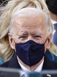Joe Biden během inaugurace