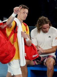 Jiří Lehečka po prohře ve čtvrtfinále na Australian Open