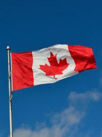 Kanada, kanadská vlajka (ilustrační foto)