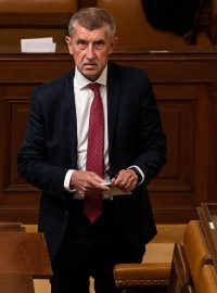 Projev prezindenta ve Sněmovněsi přišel poslechnout i jeho protivník ve volbách Andrej Babiš