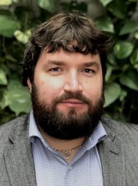 Amerikanista Jiří Pondělíček z Fakulty sociálních věd Univerzity Karlovy v Praze