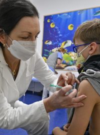 Očkování dětí v pražské Fakultní Thomayerově nemocnici