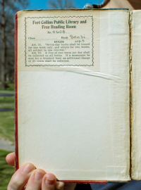 Výtisk Ivanhoa se do knihovny ve Fort Collins v americkém Coloradu vrátil po 105 letech