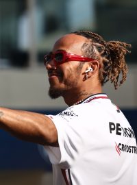 Britský jezdec formule 1 Lewis Hamilton ještě v barvách Mercedesu