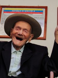 Nejstarší muž světa Juan Vicente Pérez