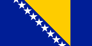 Vlajka státu Bosna a Hercegovina