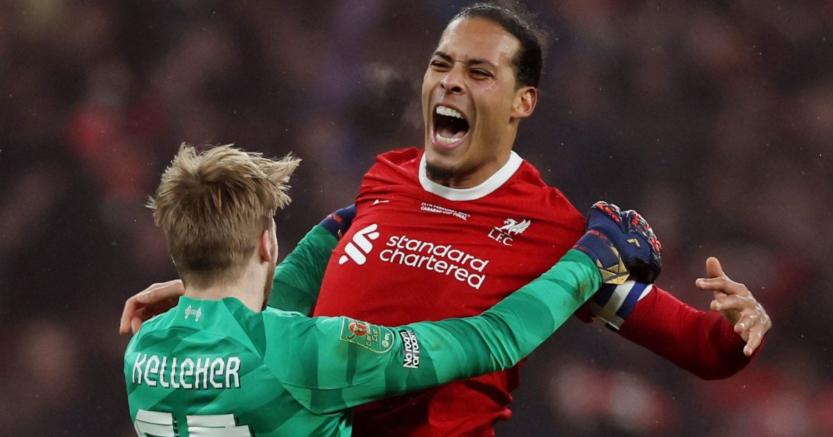 Liverpool celebrates triumph in the final of the English League Cup |  iRADIO