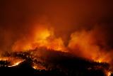 Lesní požár poblíž Pedrogao Grande v centrálním Portugalsku