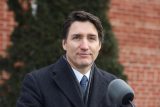 Kanadský premiér Justin Trudeau při oznámení rezignace na post premiéra i předsedy Liberální strany