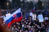 Desítky tisíc Slováků po celé zemi vyšly 24. ledna do ulic na manifestace za proevropské směřování země