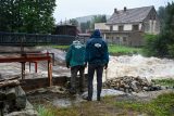 Hejnice na Frýdlantsku trápí rozvodněná říčka Smědá