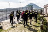 Účastníci běhu na zahájení 9. ročníku Yellow Ribbon Run