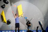 Adam Ondra ve finále Světového poháru v boulderingu v Praze