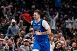 Slovinský rozehrávač Luka Dončić v dresu Dallasu Mavericks