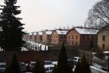 Pohled na koncentrační tábor Auschwitz-Birkenau