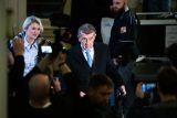 Andrej Babiš a Jana Nagyová u pražského městského soudu