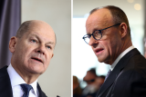 Olaf Scholz a Friedrich Merz