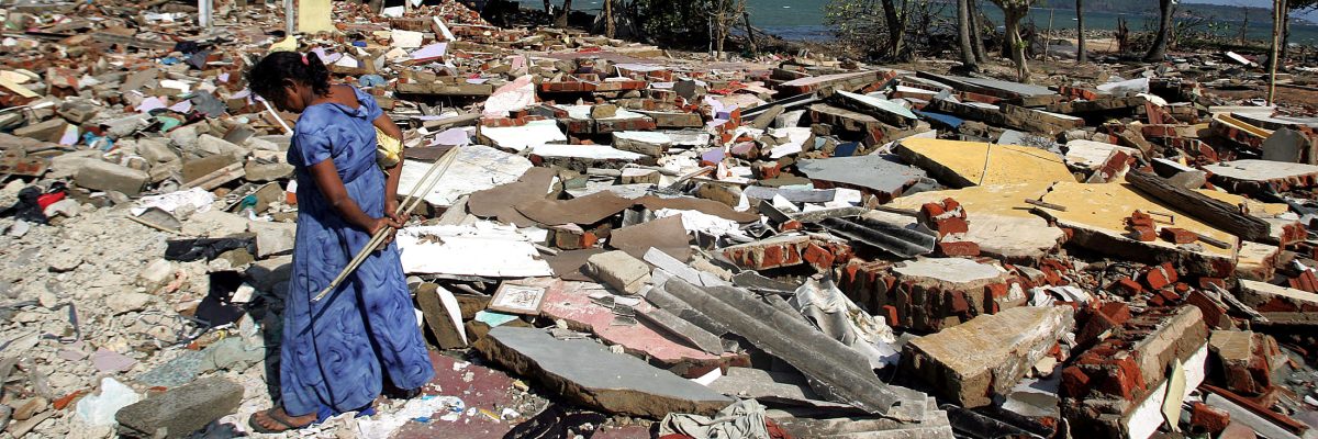 Srí Lanka byla jednou ze zemí, které tsunami zasáhlo nejvíce. Snímek je z ledna 2005