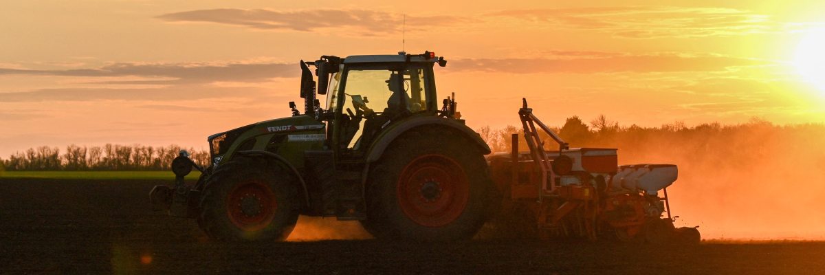 Ruský farmář v Rostovském regionu