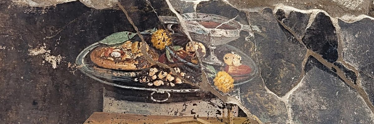 Freska nalezená v Pompejích podle archeologů může představovat předchůdce dnešní pizzy