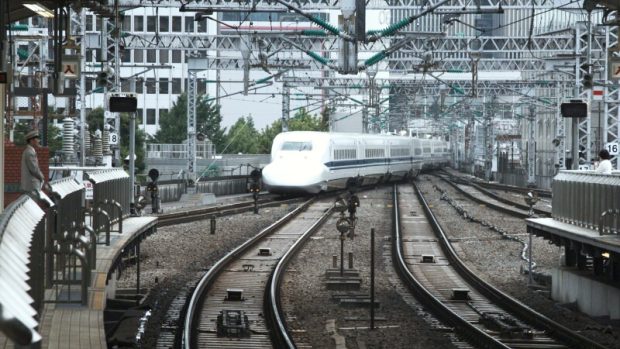 Japonský vysokorychlostní vlak šinkansen