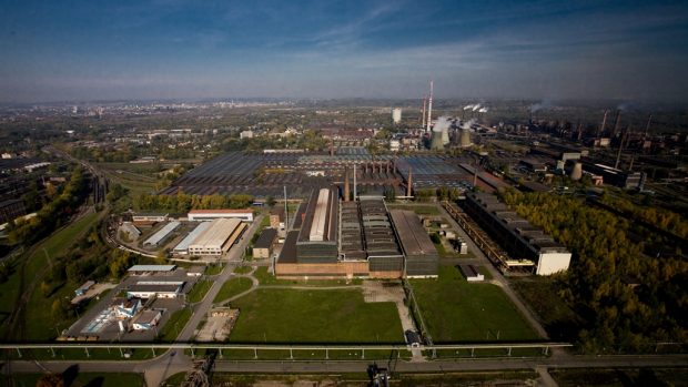 Areál společnosti ArcelorMittal Ostrava