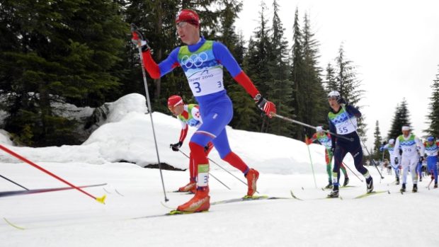 Lukáš Bauer v závodu na 50 km klasicky